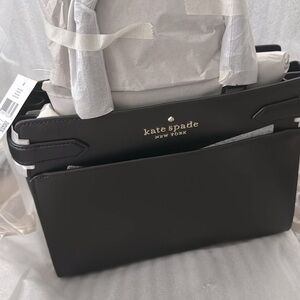 Kate spade saffiano leathe medium satchel bag